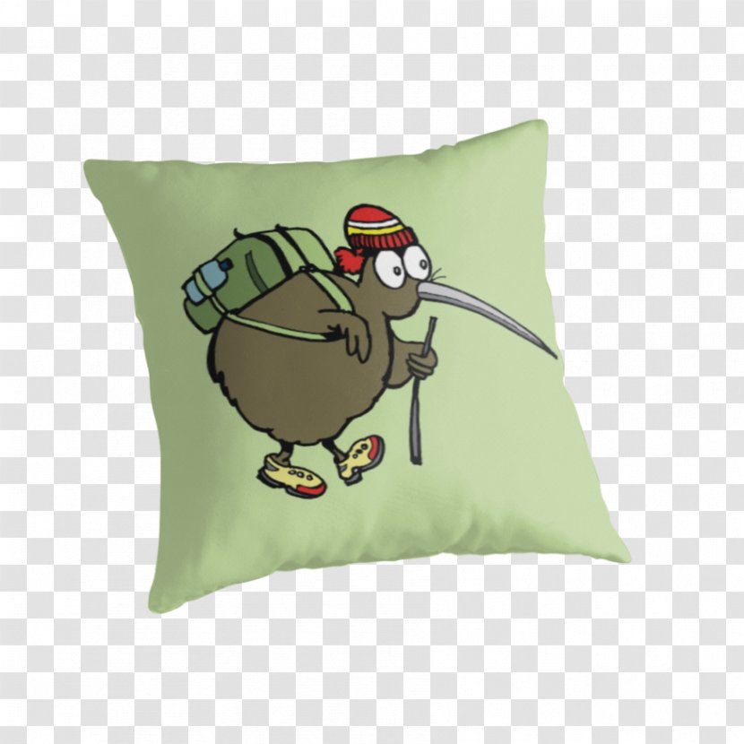 New Zealand Bird Hiking - Pillow And Blanket Cartoon Transparent PNG