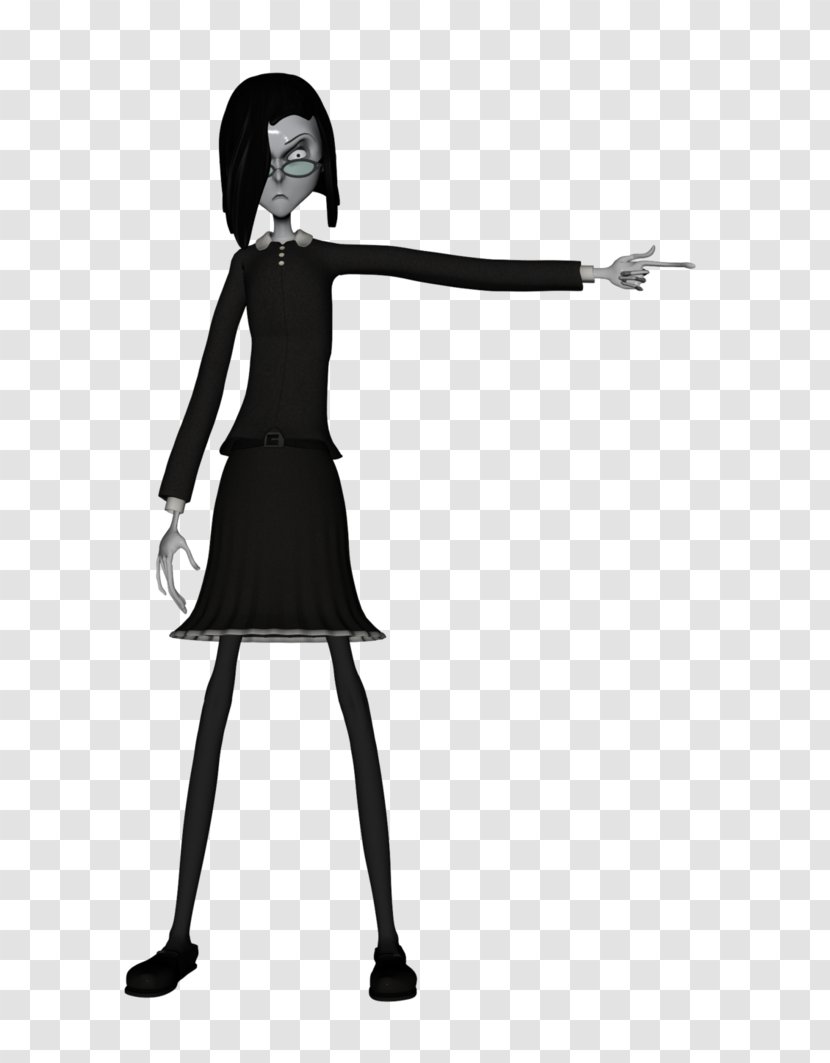 Dress Shoulder Black Silhouette Cartoon Transparent PNG
