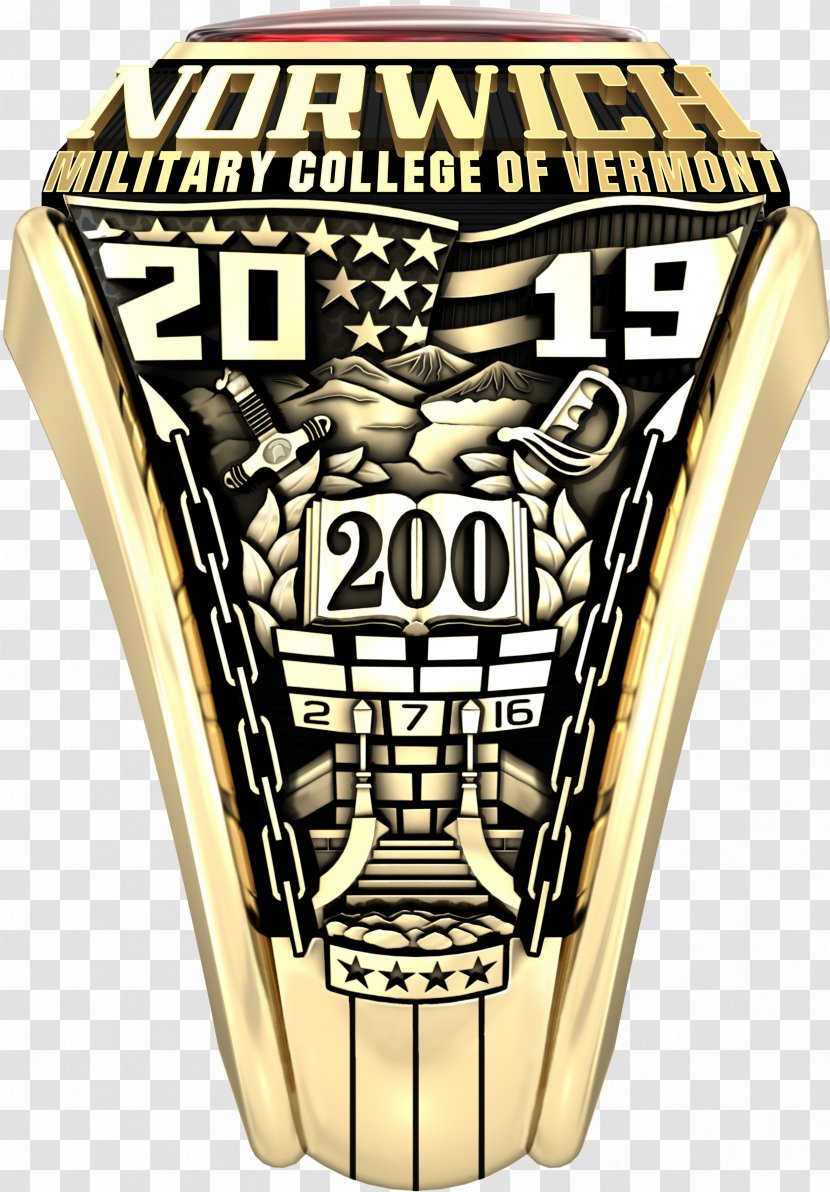 Norwich University Texas A&M Corps Of Cadets Football Class Ring - Graduation Ceremony - 2019 Transparent PNG