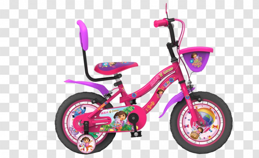 Birmingham Small Arms Company Bicycle Cycling BAHETI ENTERPRISES Child - Training Wheels - Pink Transparent PNG