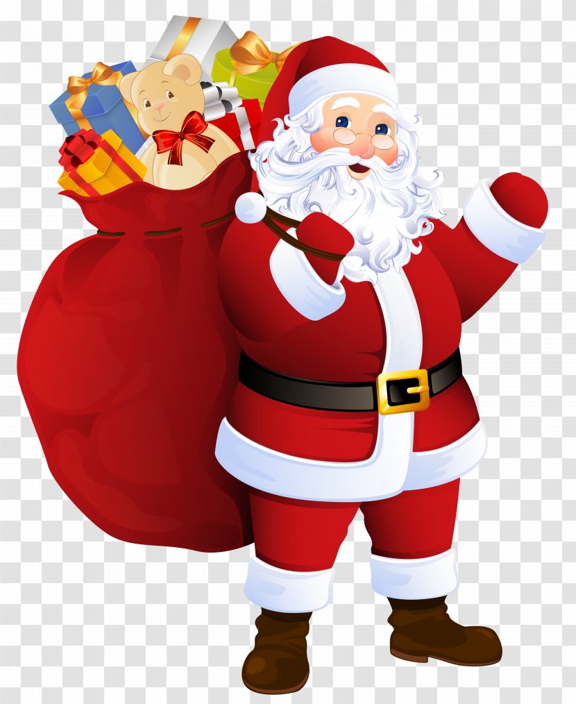 Santa Claus Clip Art - Christmas Decoration Transparent PNG