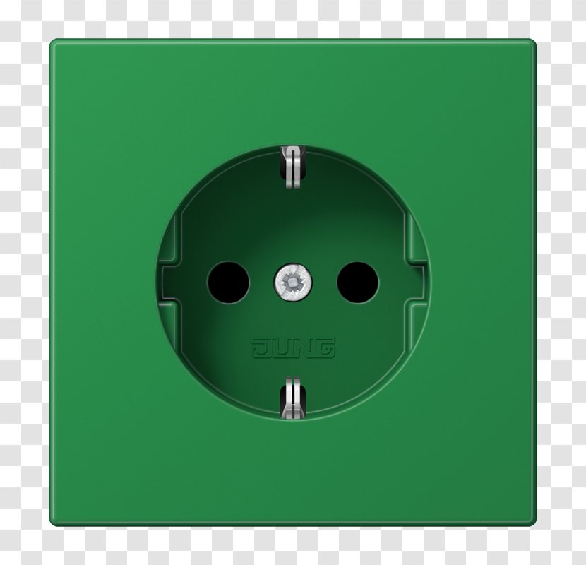 Schuko AC Power Plugs And Sockets Schutzkontakt Electrical Switches Volt - Green - Ls Transparent PNG