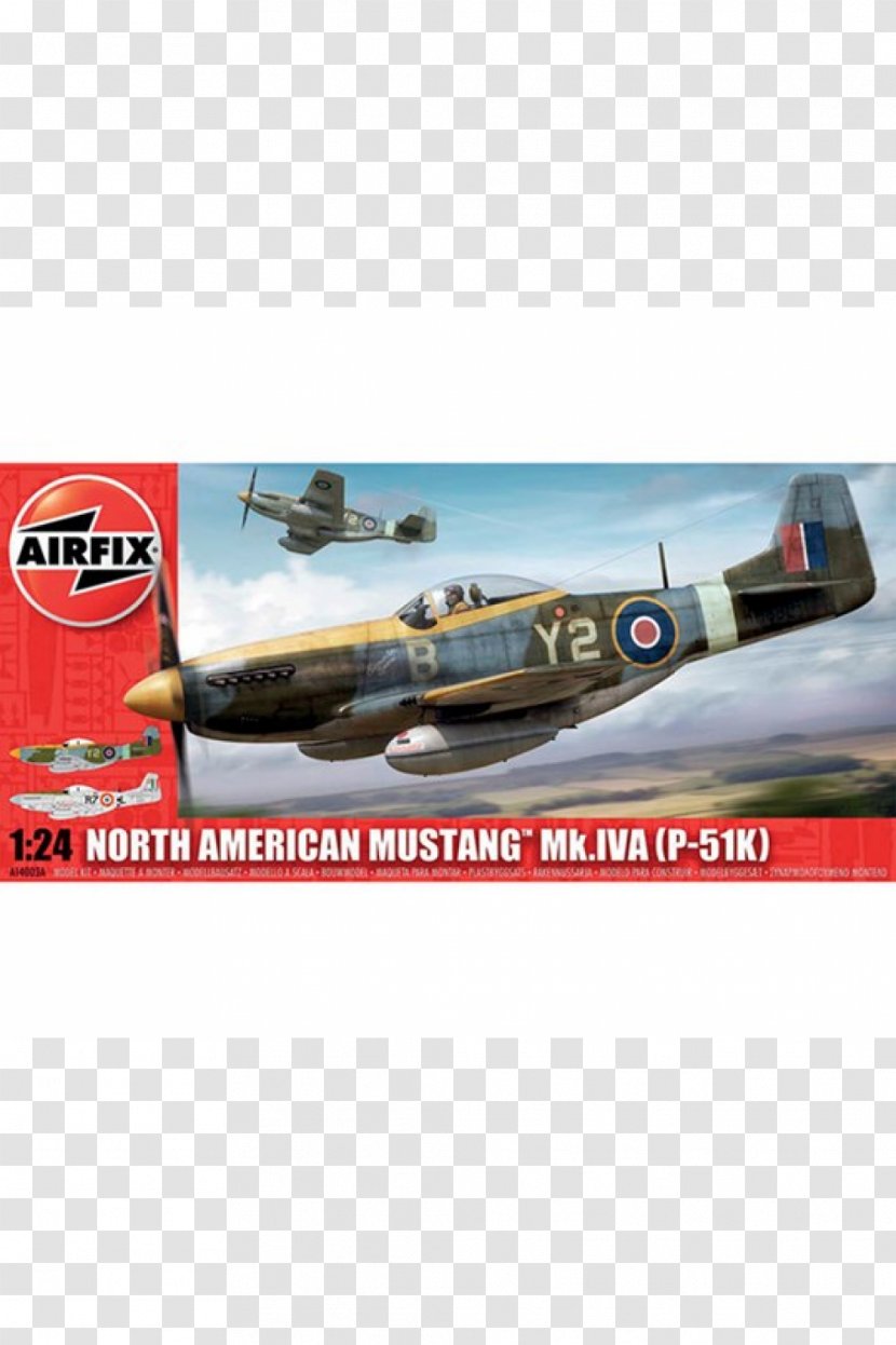 North American P-51 Mustang P-51K Hawker Typhoon Supermarine Spitfire 1:24 Scale - Aviation Transparent PNG