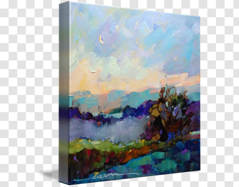 Watercolor Painting Modern Art Landscape Oil - Artist Transparent PNG