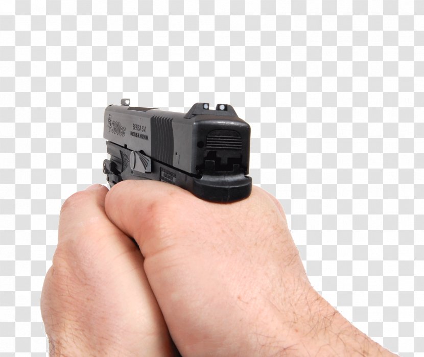 Firearm Pistol Telescopic Sight Camera - Hand - Gun Transparent PNG