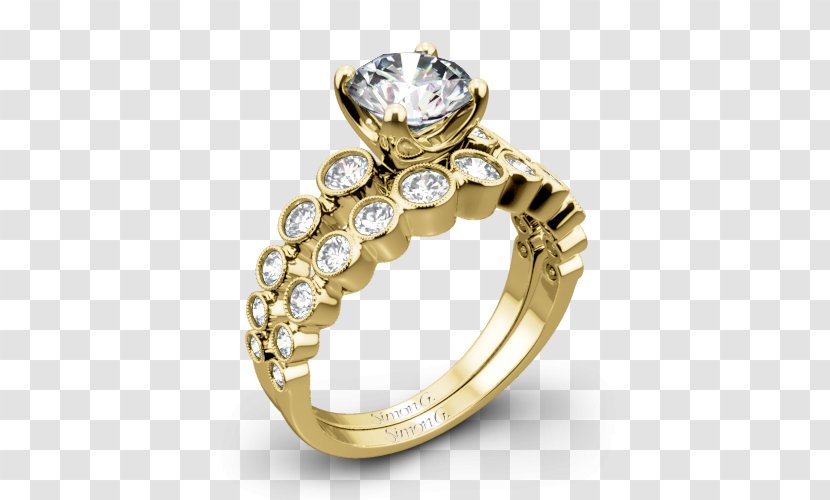 Wedding Ring Colored Gold Moissanite Body Jewellery - Flash Diamond Vip Transparent PNG