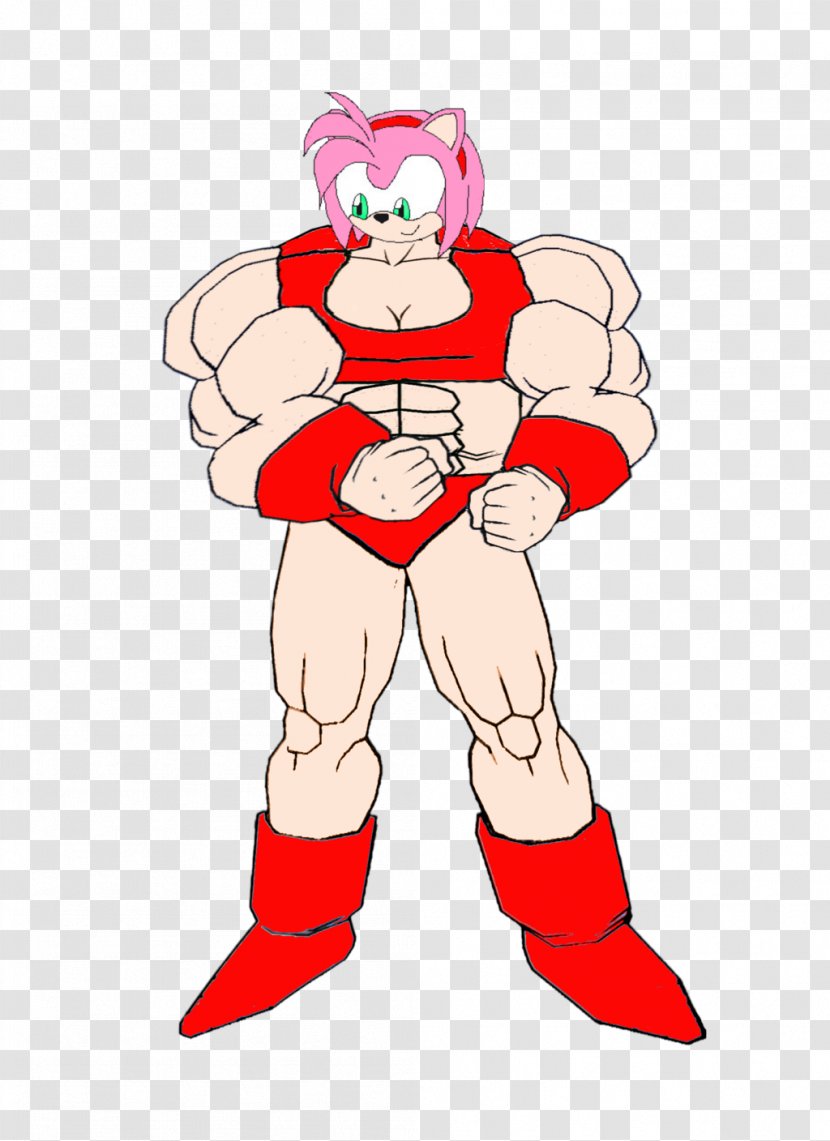 Amy Rose Muscle Hypertrophy Bodybuilding - Silhouette - Anderssen Transparent PNG