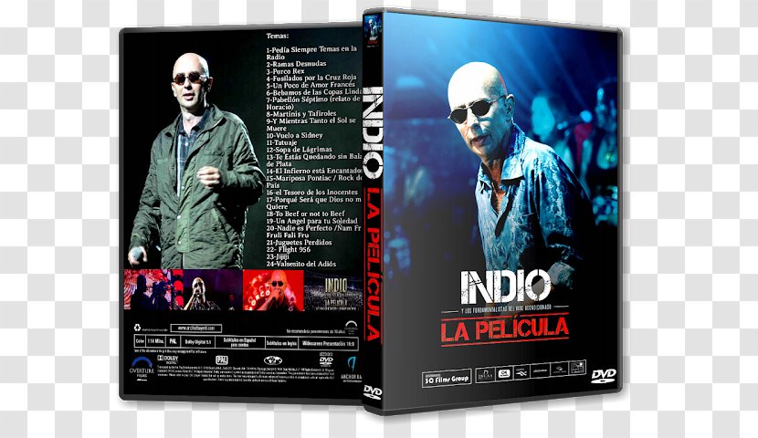 Film DVD Compact Disc La Plata Concert - Silhouette - Indio Solari Transparent PNG