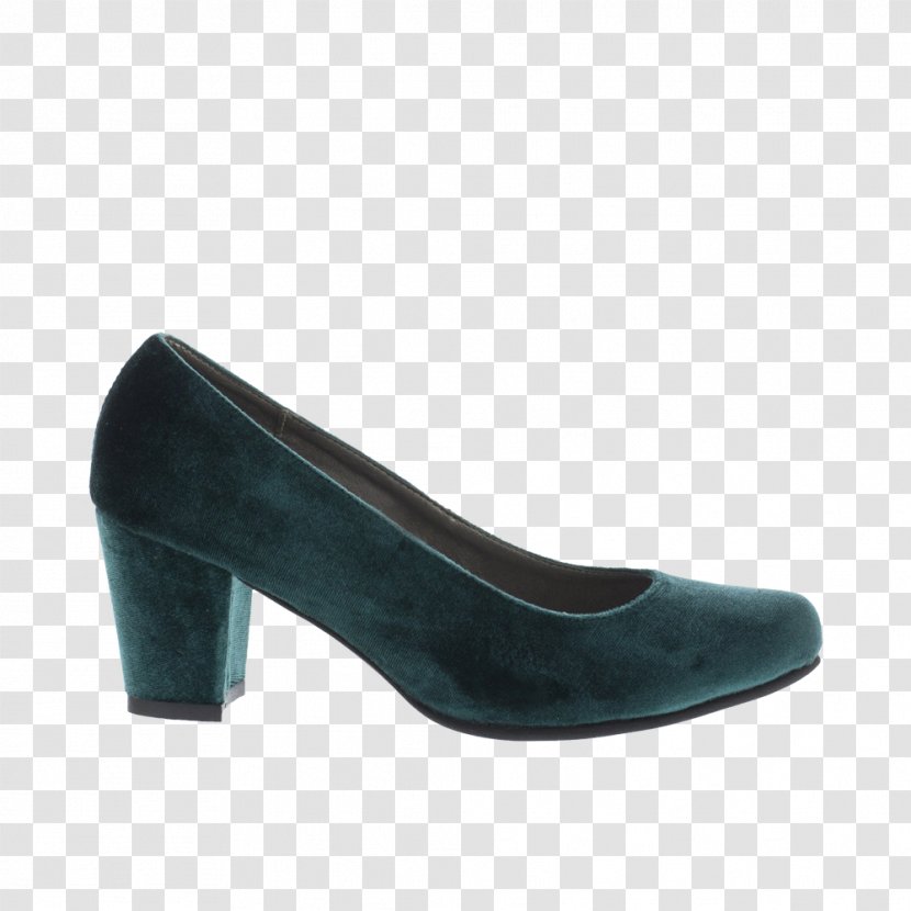 Turquoise Electric Blue Teal Footwear Shoe - Velvet Transparent PNG