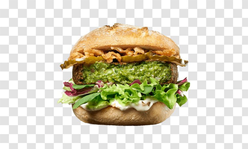 Salmon Burger Veggie Cheeseburger Hamburger King - Recipe Transparent PNG