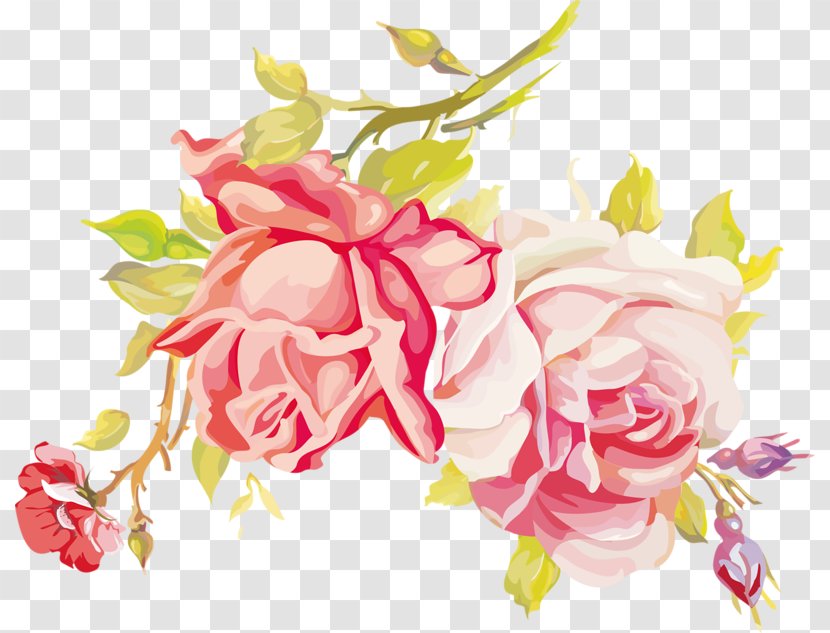 Paper Flower Rose Floral Design Painting - Floristry - Watercolor Peony Transparent PNG