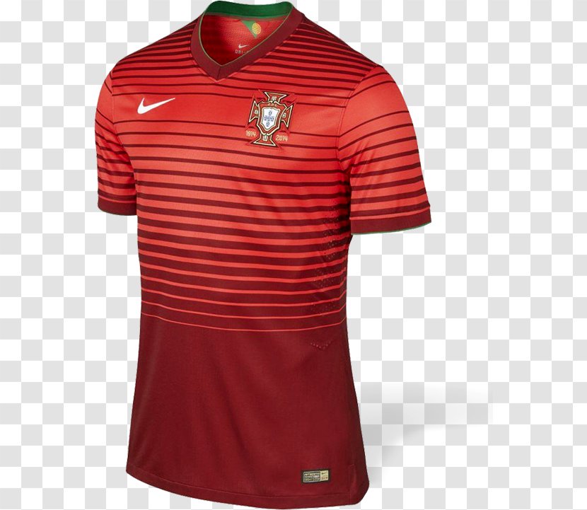 Portugal National Football Team T-shirt 2014 FIFA World Cup Group G Jersey - Nike Transparent PNG