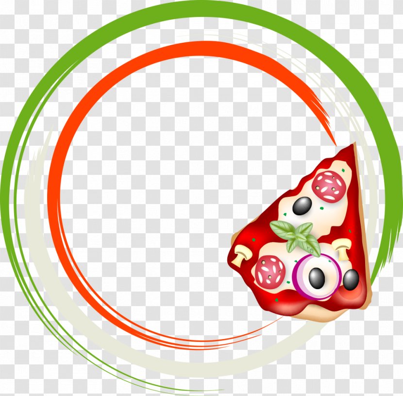 Pizza Euclidean Vector Vecteur - Circular Strokes With Transparent PNG