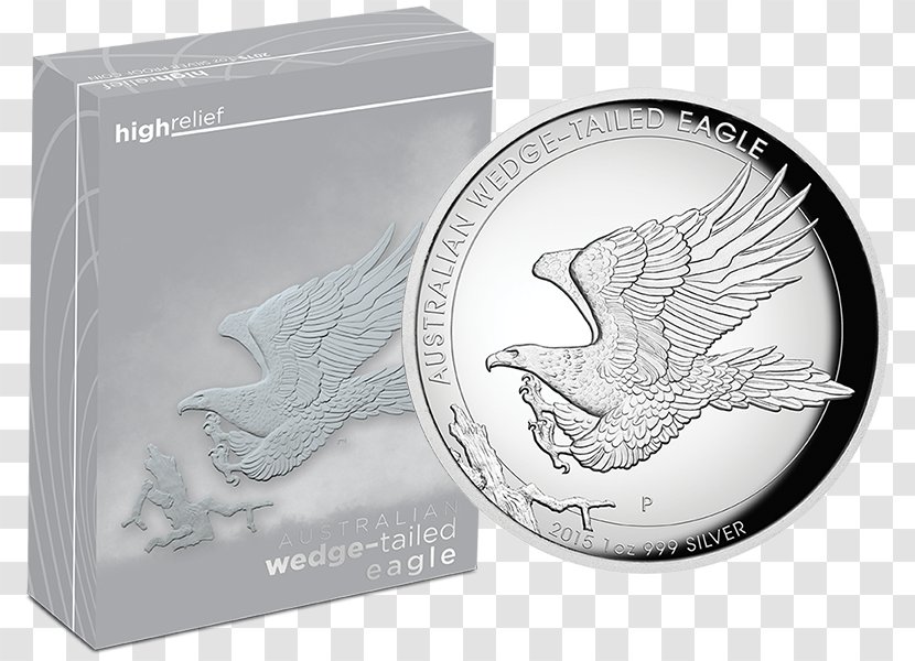 Perth Mint Silver Coin Gold - Bullion - Eagles In Mid Flight Transparent PNG
