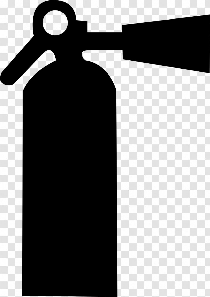 Fire Extinguishers Clip Art - Black - Extinguisher Transparent PNG