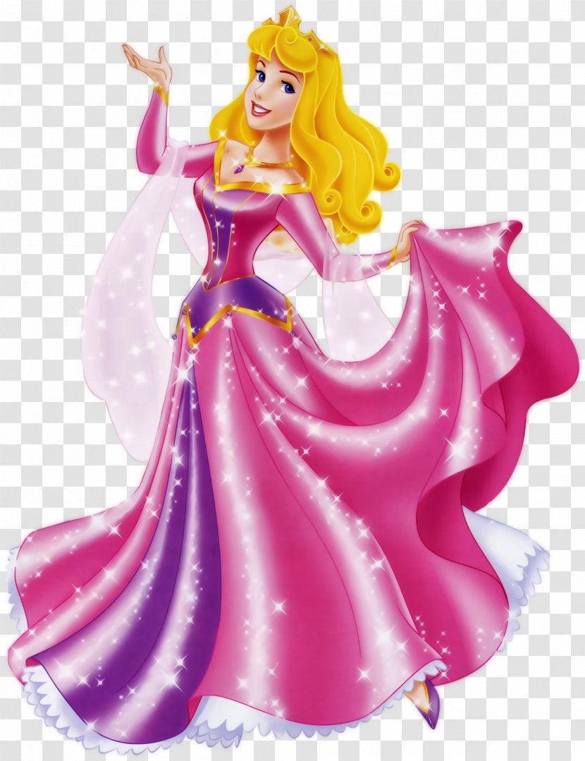 Princess Aurora Rapunzel The Sleeping Beauty Disney - Magenta Transparent PNG