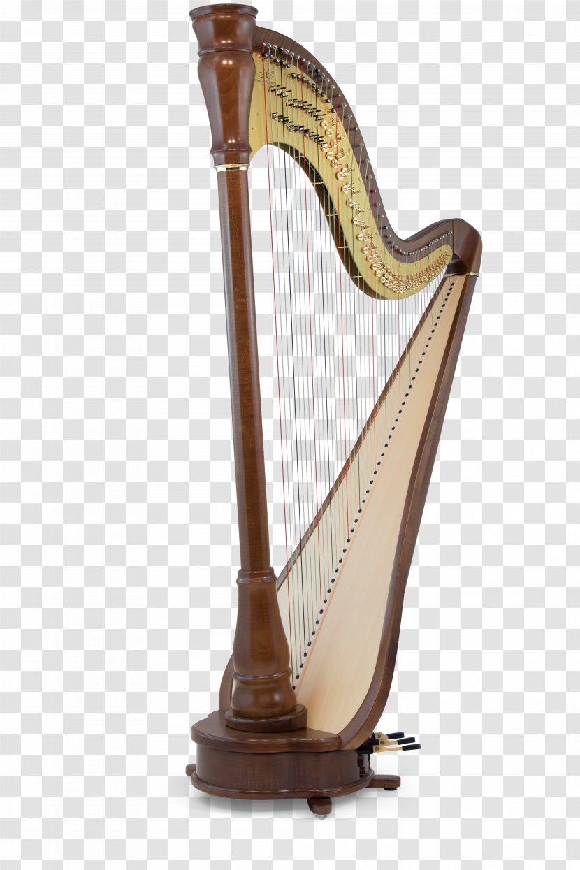 Camac Harps Pedal Harp String Instruments Musical - Plucked Instrument Transparent PNG