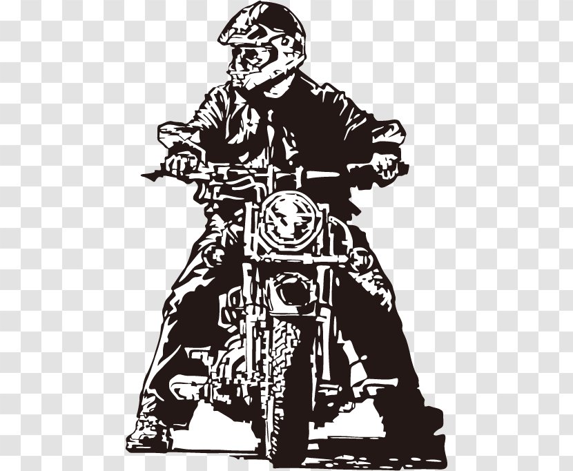 Motorcycle Helmet Visor - Black And White Transparent PNG