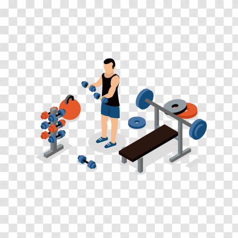 Fitness Centre - Physical - The Man In Gym Transparent PNG
