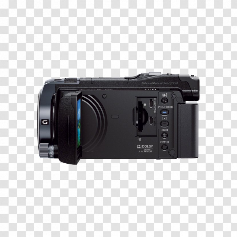 Sony Handycam HDR-PJ410 Video Cameras HDR-PJ810 HDR-CX240 Multimedia Projectors - Camcorder - Projector Transparent PNG