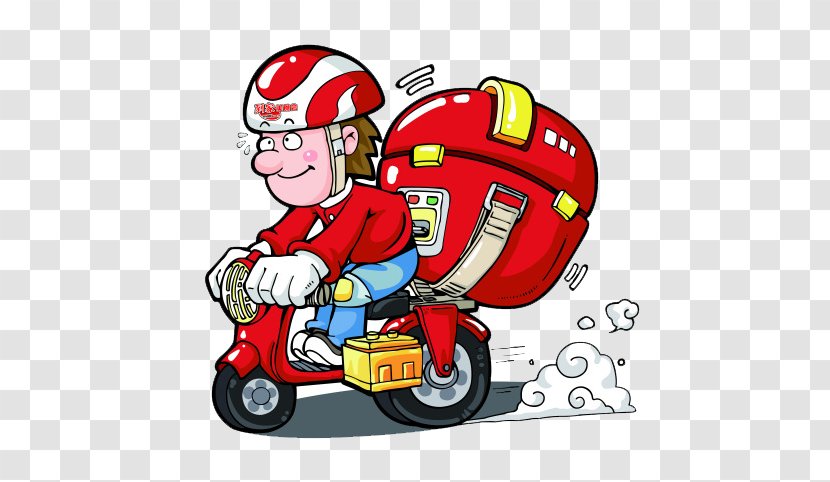 Courier Delivery Express Mail - Motorcycle Vector Transparent PNG