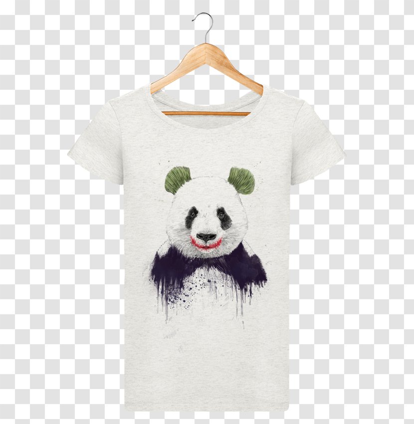 Joker Giant Panda T-shirt Alfred Pennyworth Batman - Clown Transparent PNG