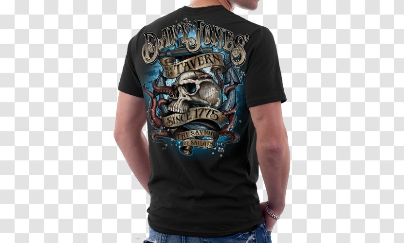 T-shirt United States Navy Clothing - Davy Jones Transparent PNG