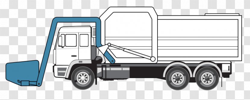 Compact Car Commercial Vehicle Van - Front Loader Garbage Trucks Transparent PNG