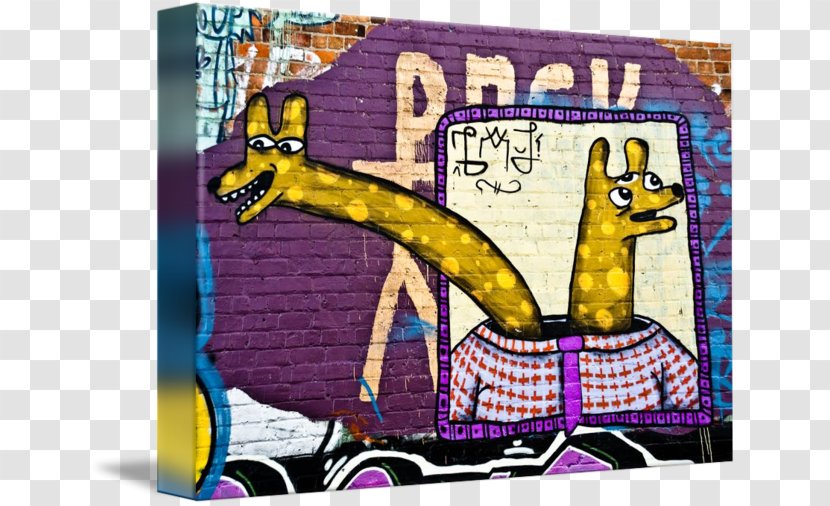 Art Gallery Wrap Poster Canvas - Cartoon - Graffiti Wall Transparent PNG