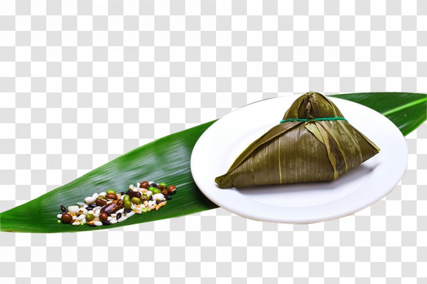 Zongzi Leaf Bamboo Glutinous Rice - Leaves And Dumplings Image Transparent PNG