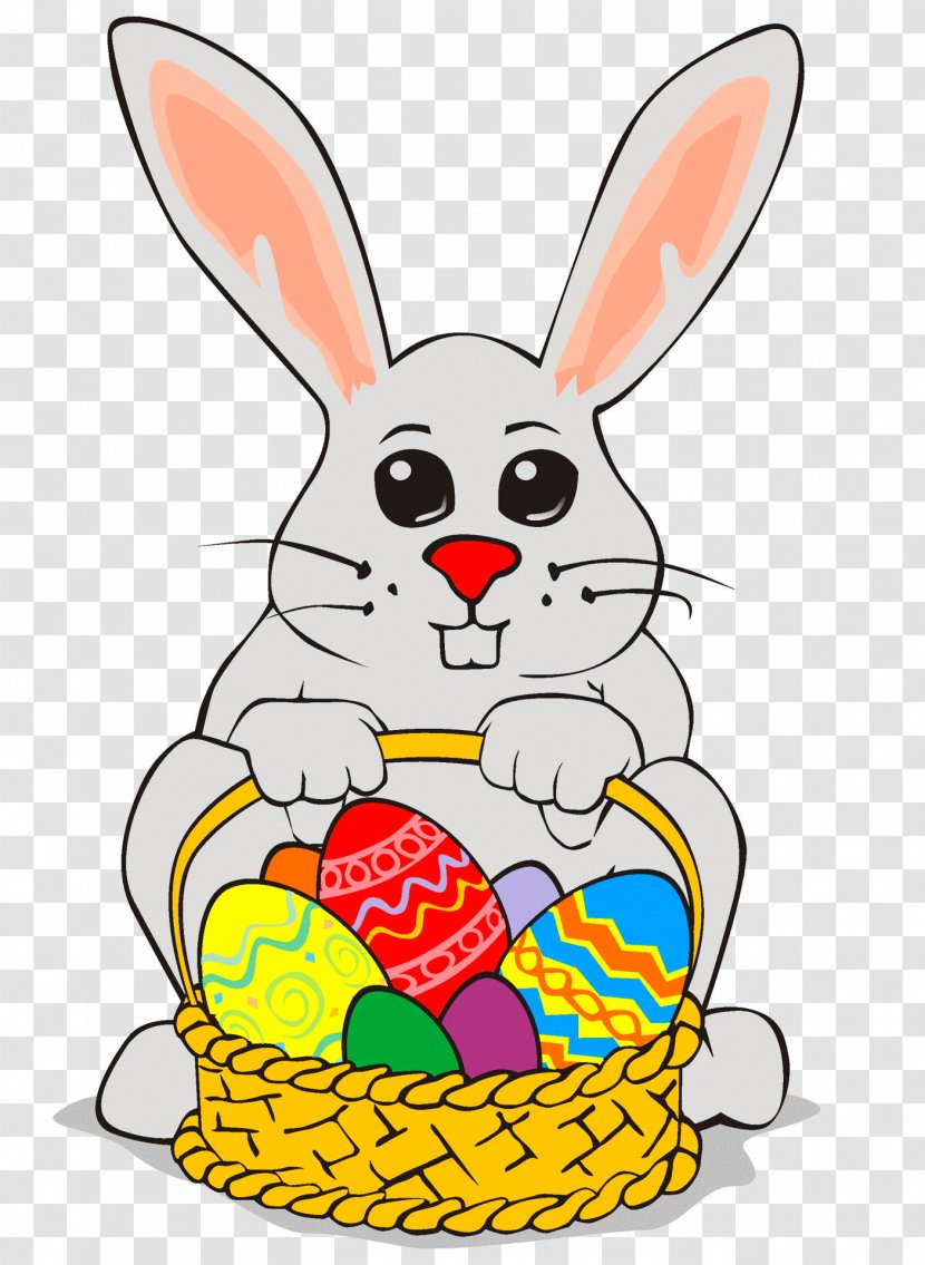 Easter Bunny Domestic Rabbit Hare - Heart Transparent PNG