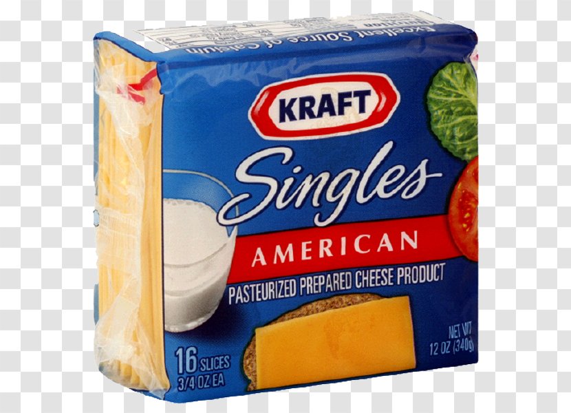 Kraft Singles Dinner Melt Sandwich Foods American Cheese - Velveeta Transparent PNG