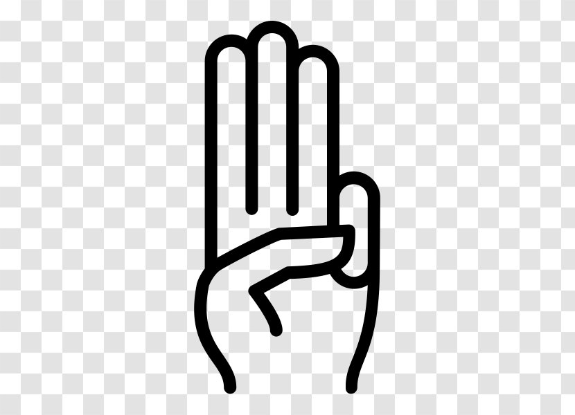 Hand Finger Line Gesture Thumb - Logo - Furniture Transparent PNG