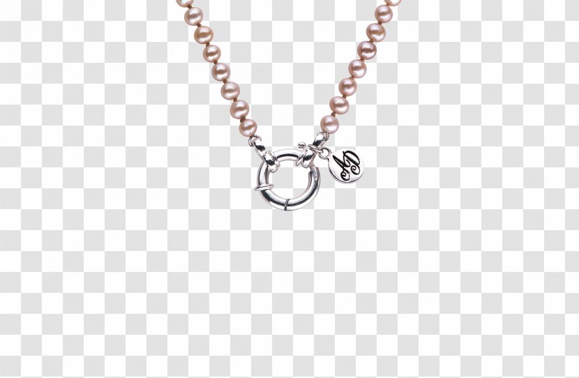Locket Necklace Silver Body Jewellery - Chain - Pearl Transparent PNG