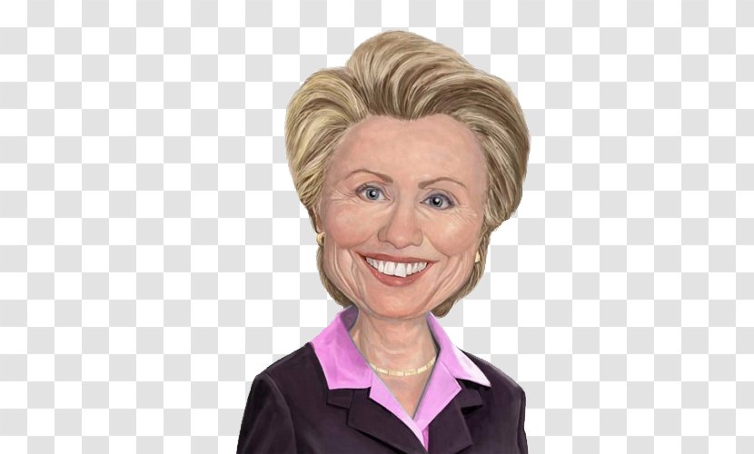Hillary Clinton President Of The United States Clip Art - Brown Hair Transparent PNG