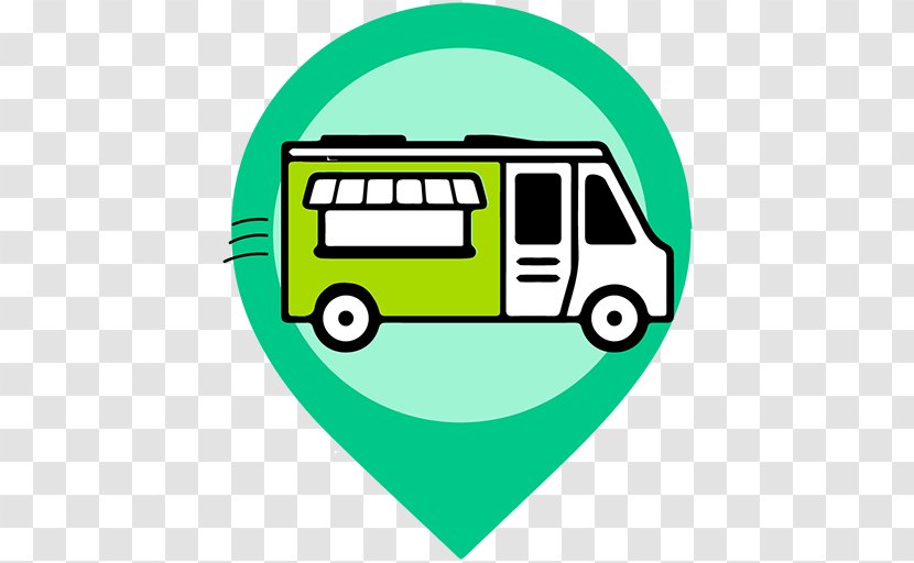 Clip Art Food Truck Mobile App - Green Transparent PNG