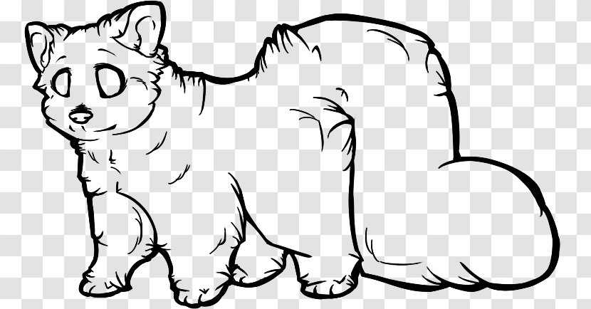 Whiskers Cat Line Art Giant Panda Red - Dog Like Mammal Transparent PNG