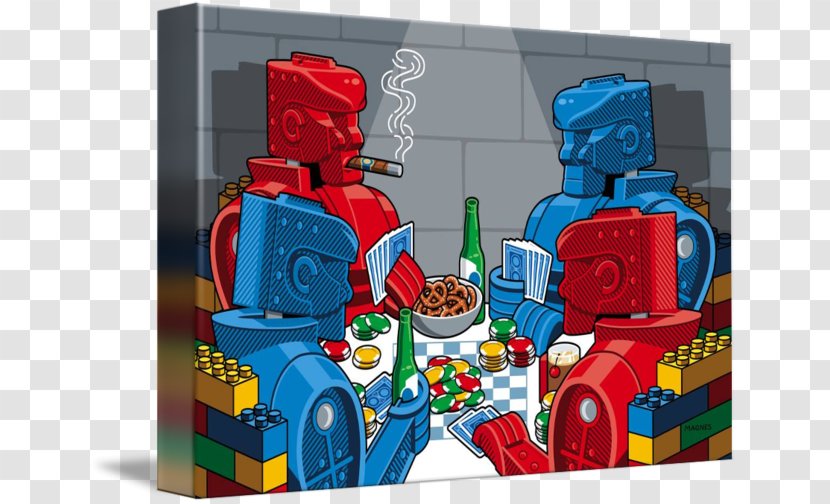 Rock 'Em Sock Robots Art Canvas Print Toy Transparent PNG