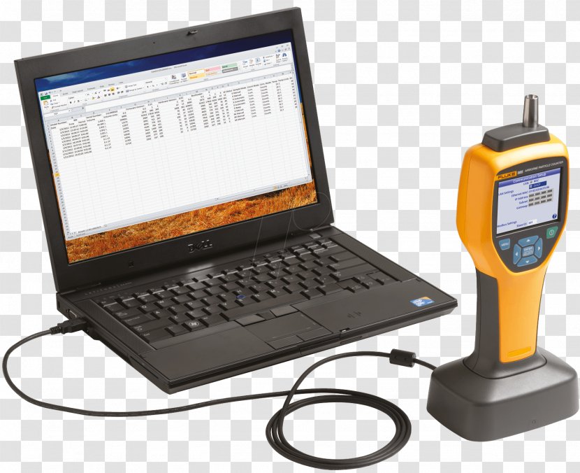 Computer Monitor Accessory Particle Counter Measurement Measuring Instrument - Test - Fluke Transparent PNG