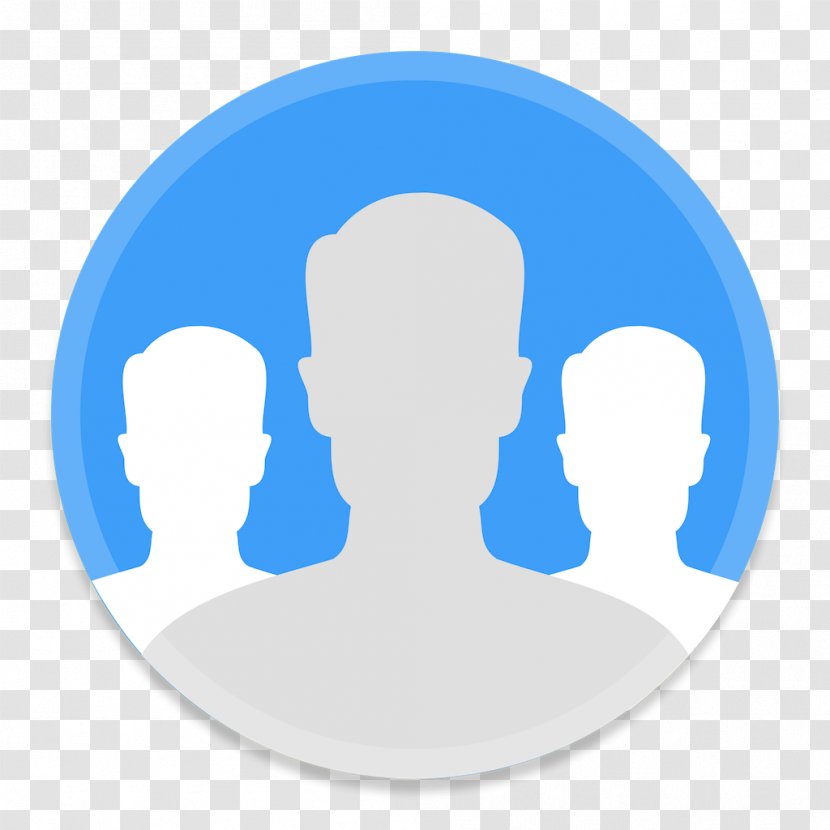 Blue Human Behavior Silhouette Communication Circle - User - Group Transparent PNG