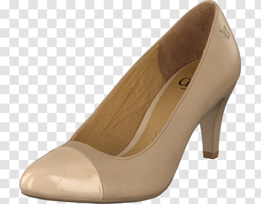 Product Design Beige Shoe - High Heeled Footwear Transparent PNG