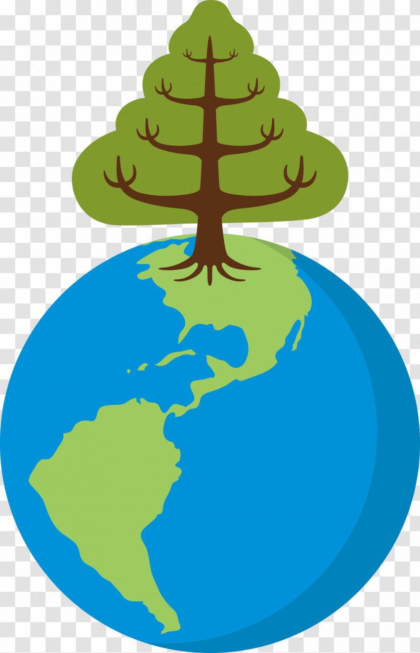 Earth Tree Go Green Transparent PNG