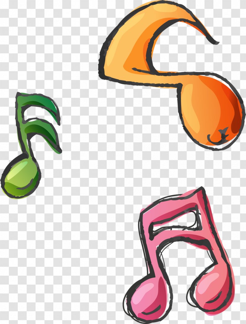 Musical Note Clip Art - Silhouette - Notes Transparent PNG
