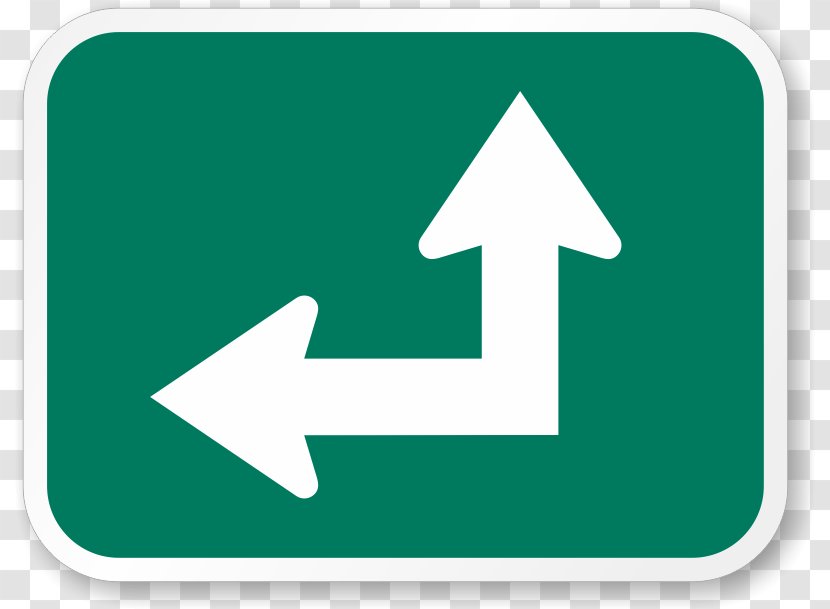 Traffic Sign Arrow Road - Highway Transparent PNG
