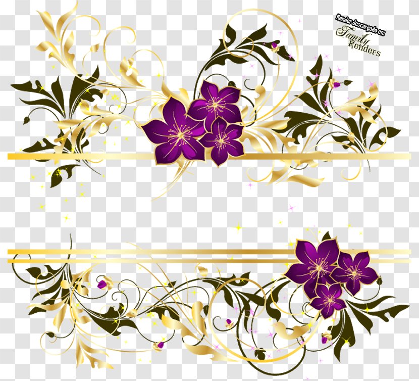 Borders And Frames Vector Graphics Clip Art Design Image - Floral Photo Frame - Ornament Transparent PNG