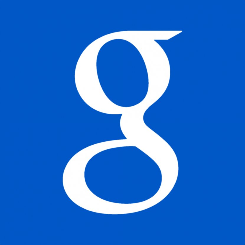 Google+ Google Logo - Blue - Search Transparent PNG