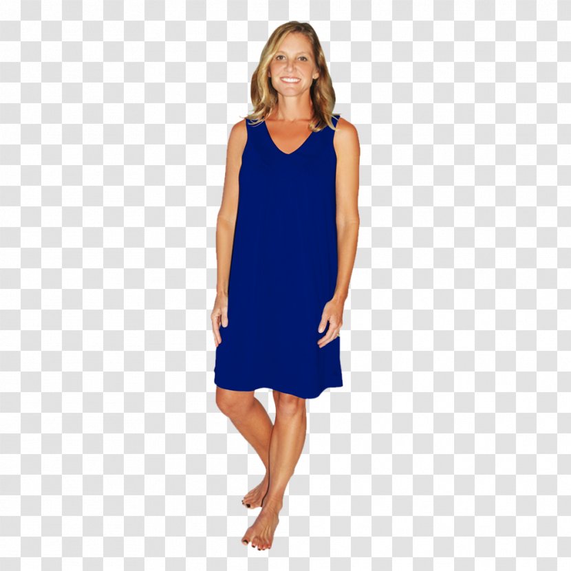 Nightgown Slip Nightwear Dress Pajamas - Electric Blue - Moisture Wicking Icon Transparent PNG