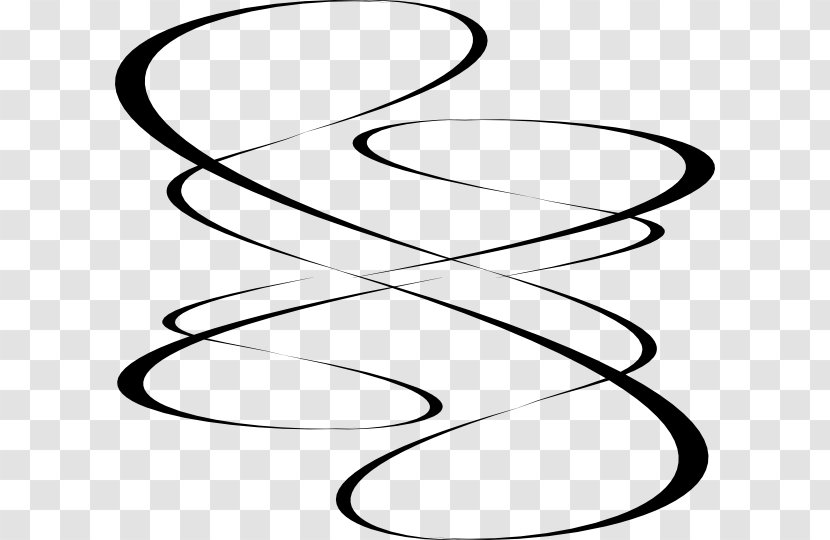 Curve Abstract Background - Art - Symbol Blackandwhite Transparent PNG