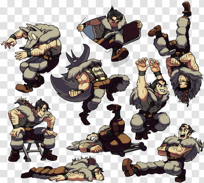 Skullgirls Beowulf Grendel Indivisible Video Game - Fictional Character - Furry Sprites Transparent PNG