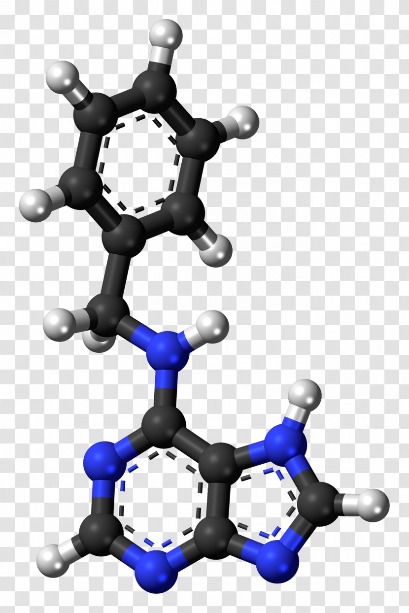 6-Benzylaminopurine Serotonin Chemical Substance Acetic Acid - Flower - Molecule Transparent PNG